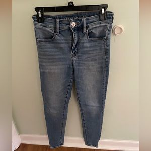 American eagle skinny mid rise jeans
